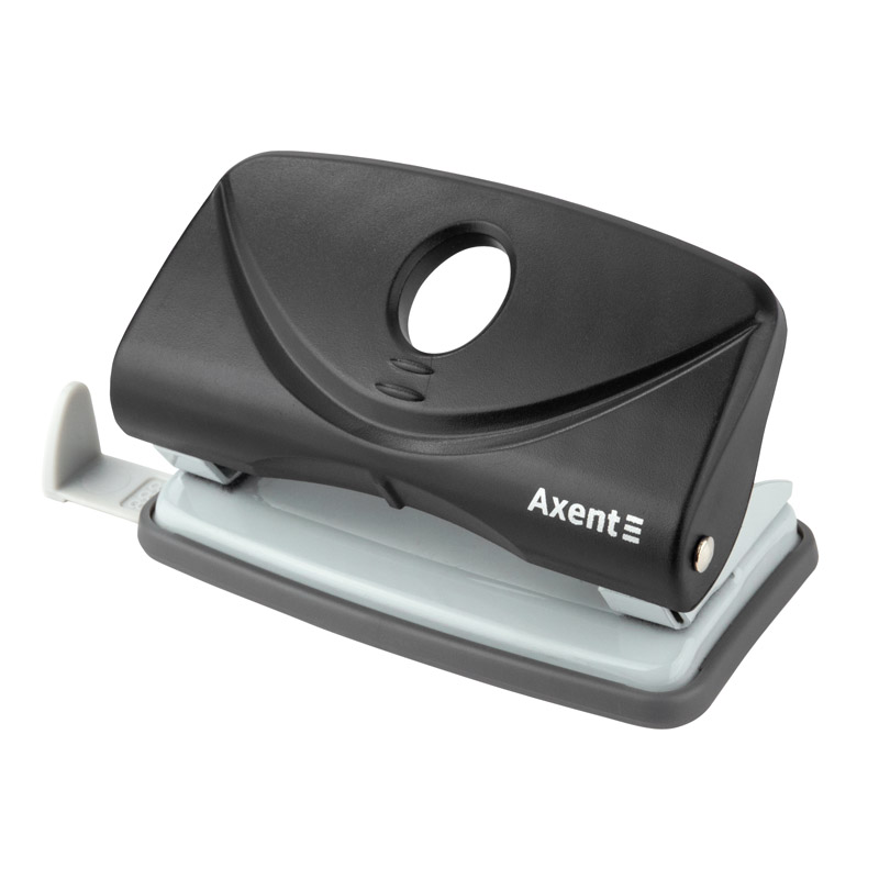 Діркопробивач для паперу Axent Welle-2 3810-01-A, пластиковий, 10 аркушів, чорний